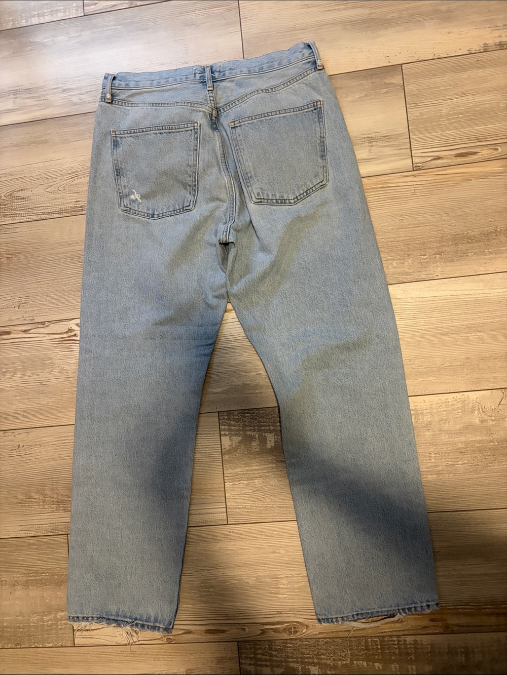 Agolde 90’s Mid Rise Loose Fit Jeans Size 29 Light/mid Wash - Picture 8 of 12